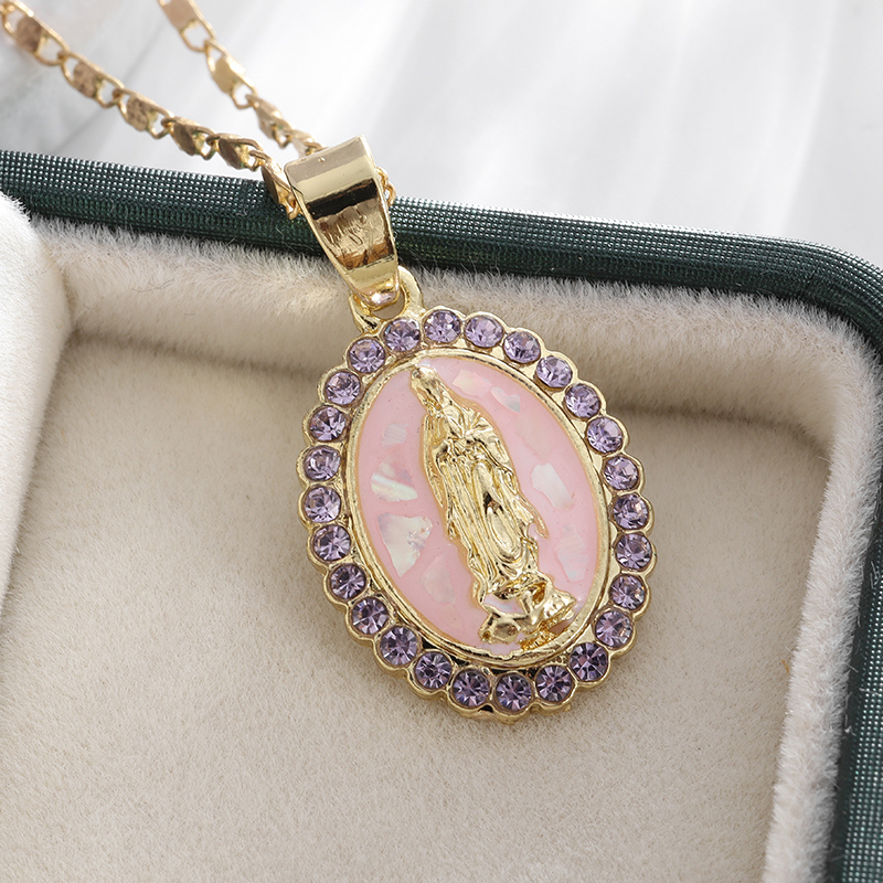 Al Ain Jewelry & Watches Exhibition 2025 - 가톨릭 성모 마리아 동상 세트 지르콘