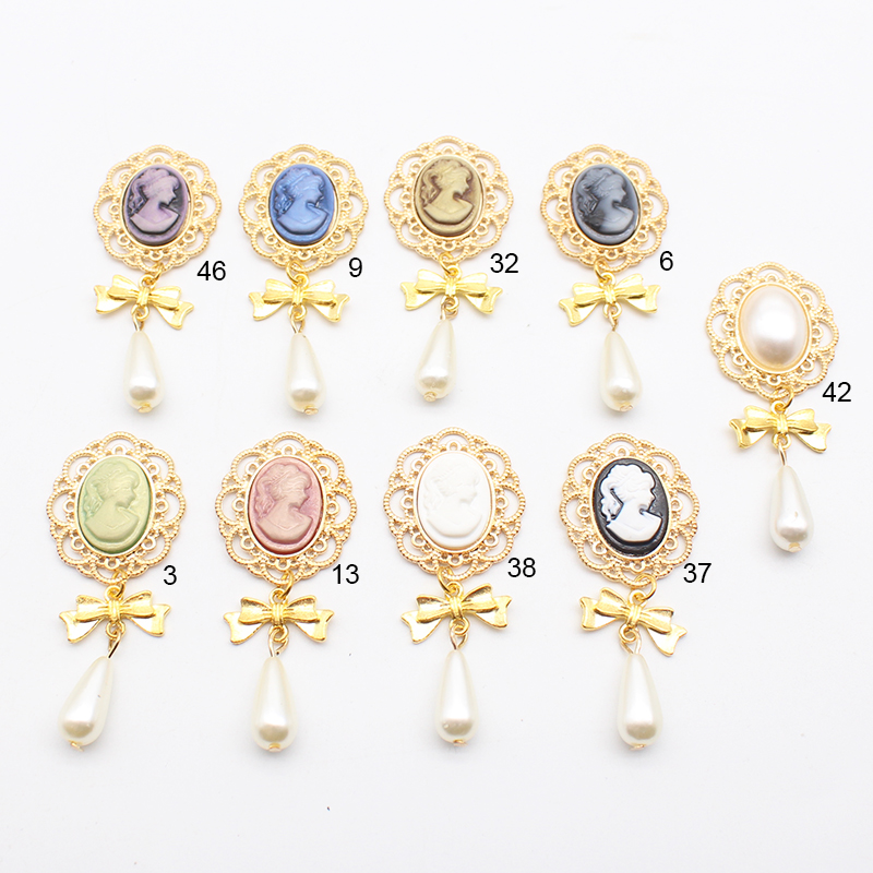 Pearl Stud Earrings - 패션 신상품 10개/세트 25*58mm 인조 진주
