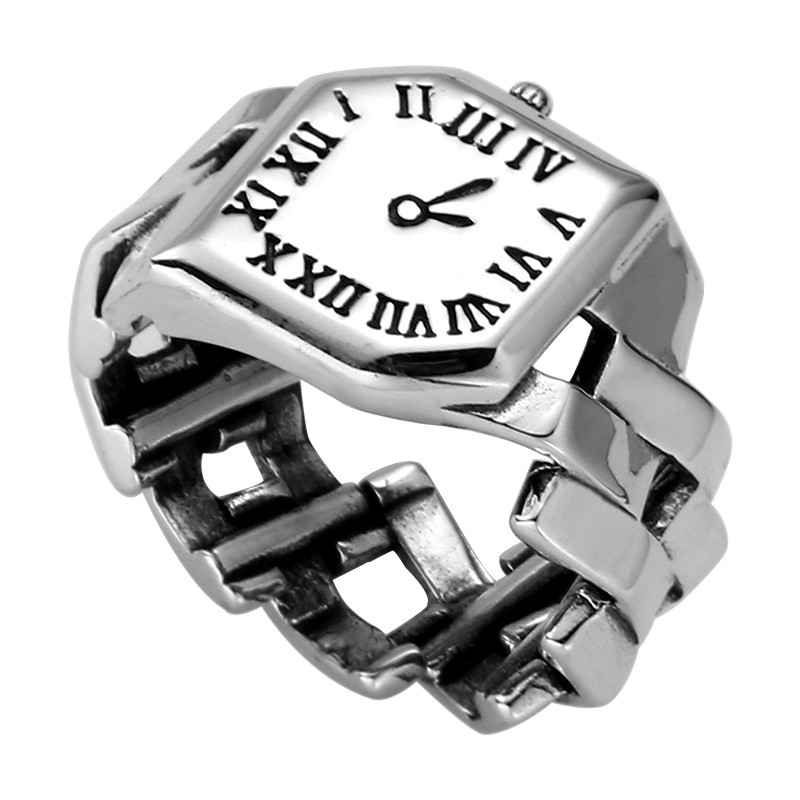 Vintage Jewelry Watches Women - 925 스털링 실버 쿠바 체인 시계
