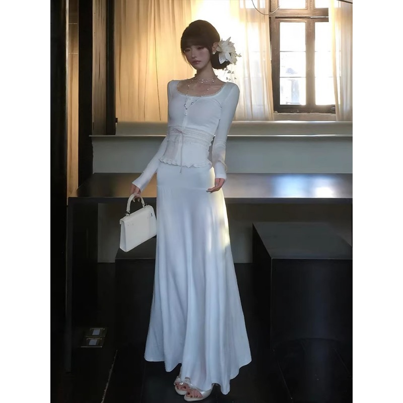 여성 레이스 트림 컷아웃 긴팔 탑 버튼 프론트 슬림핏  - S&S Watches & Jewelry Ho Chi Minh 리뷰 및 가격