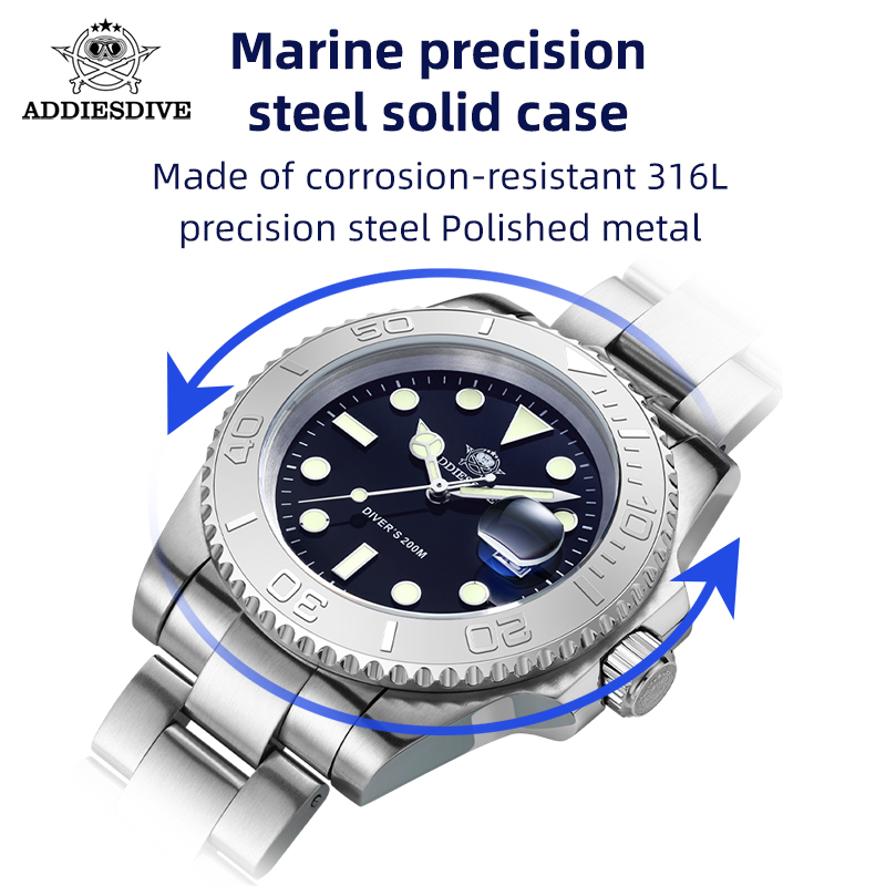 ADDIESIDVE 남성용 스테인리스 스틸 시계, 다이 - Rolex Watch Submariner 리뷰 및 가격