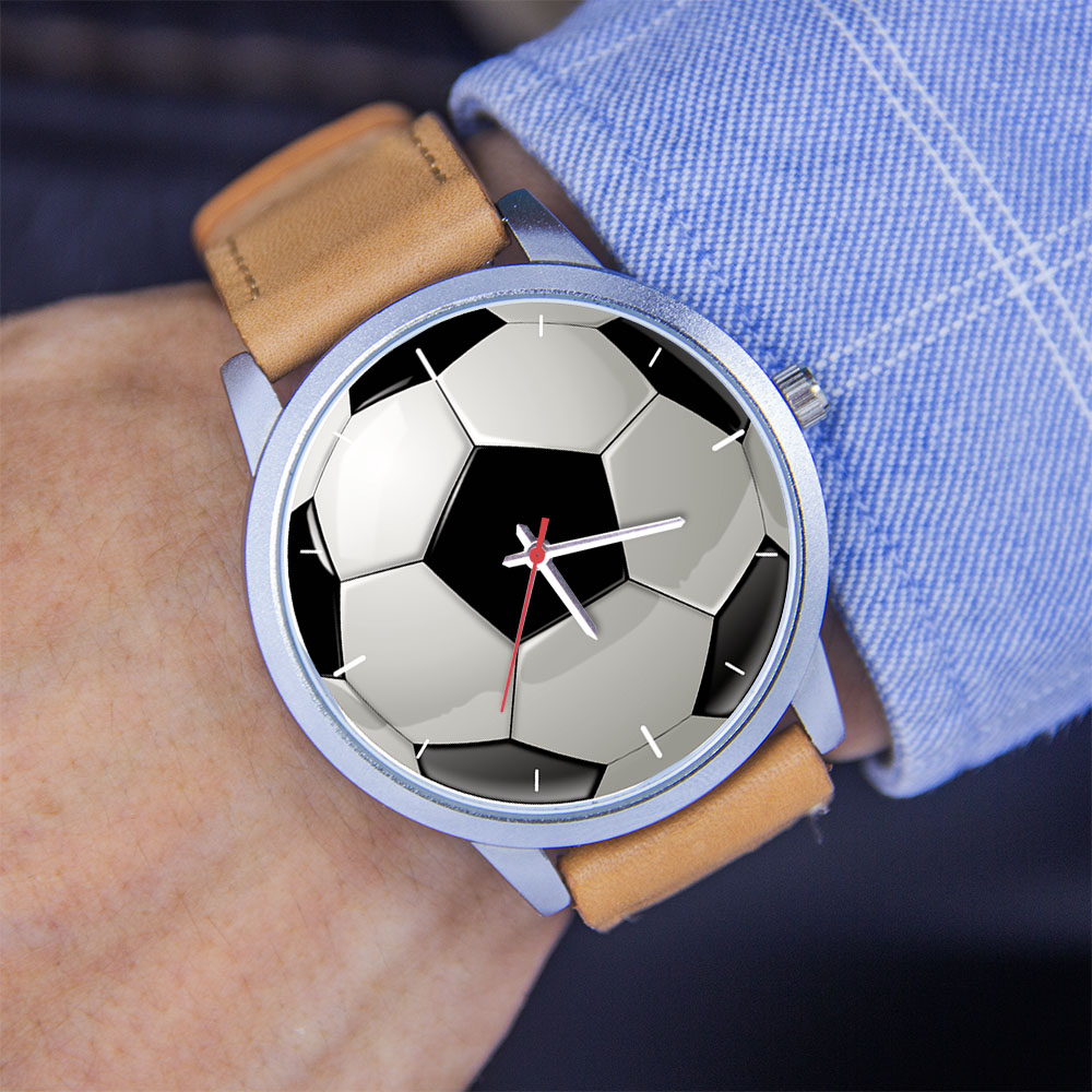 축구 디자인 팬들을 위한 실버 남성용 시계, 남녀 공용 - Jewelry Watches For Women 리뷰 및 가격