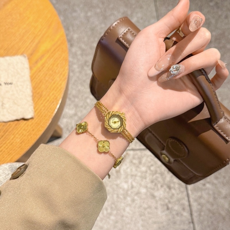 럭셔리 여성 시계 빈티지 우아한 보석 쿼츠 팔찌 손목  - Vintage Jewelry Watches Women 리뷰 및 가격