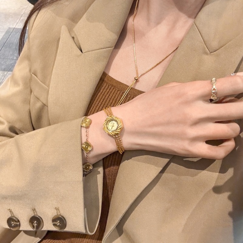 럭셔리 여성 시계 빈티지 우아한 보석 쿼츠 팔찌 손목  - Vintage Jewelry Watches Women 리뷰 및 가격