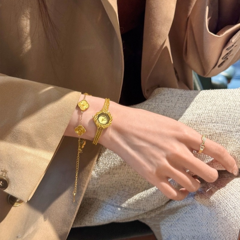 럭셔리 여성 시계 빈티지 우아한 보석 쿼츠 팔찌 손목  - Vintage Jewelry Watches Women 리뷰 및 가격