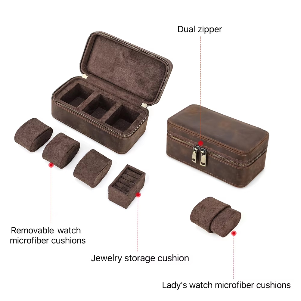 CONTACTS FAMILY 8/10/3/2 슬롯 가죽 - Vintage Jewelry Watches Women 리뷰 및 가격