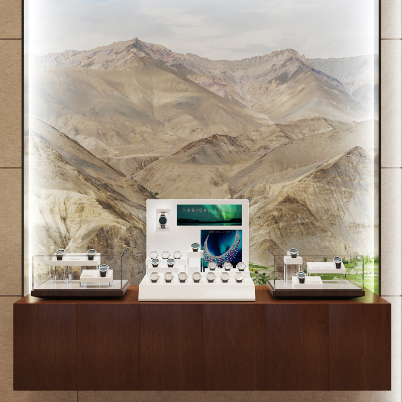 Oirlv 화이트 가죽 시계 진열대 세트 다층 손목시계 - Jewelry Stores With Watches 리뷰 및 가격