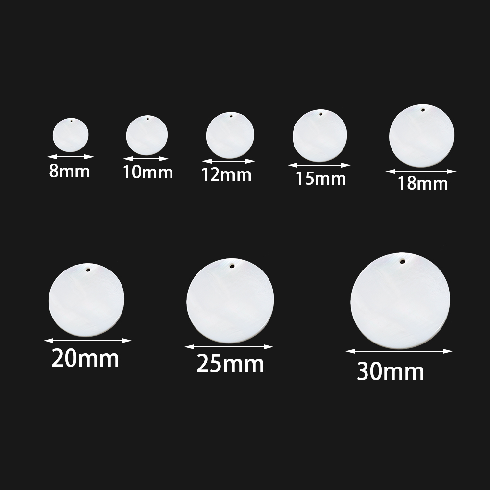 5-30pcs 8-30mm 천연 진주 쉘 디스크 화이트 - Pearl Stud Earrings 리뷰 및 가격