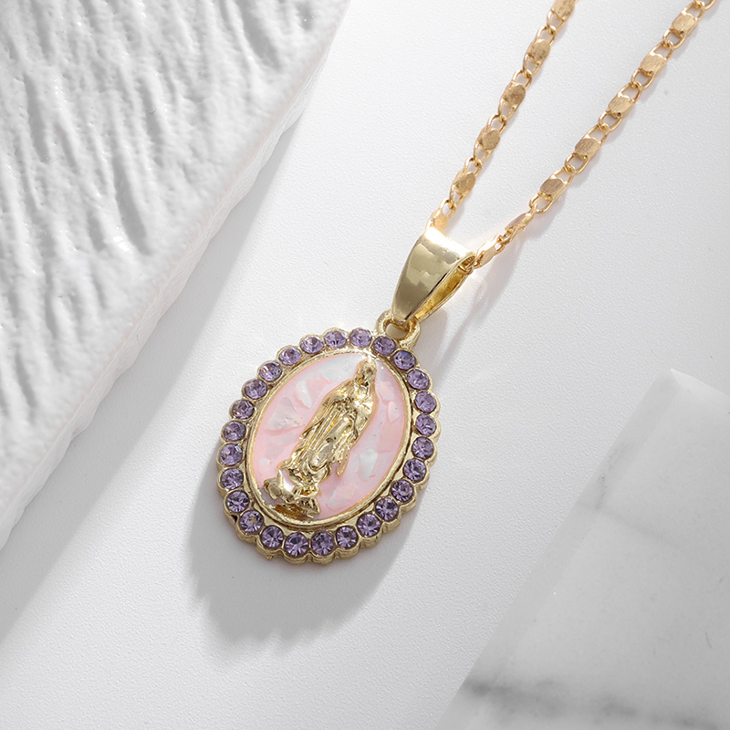 가톨릭 성모 마리아 동상 세트 지르콘 펜던트 목걸이 여 - Al Ain Jewelry & Watches Exhibition 2025 리뷰 및 가격