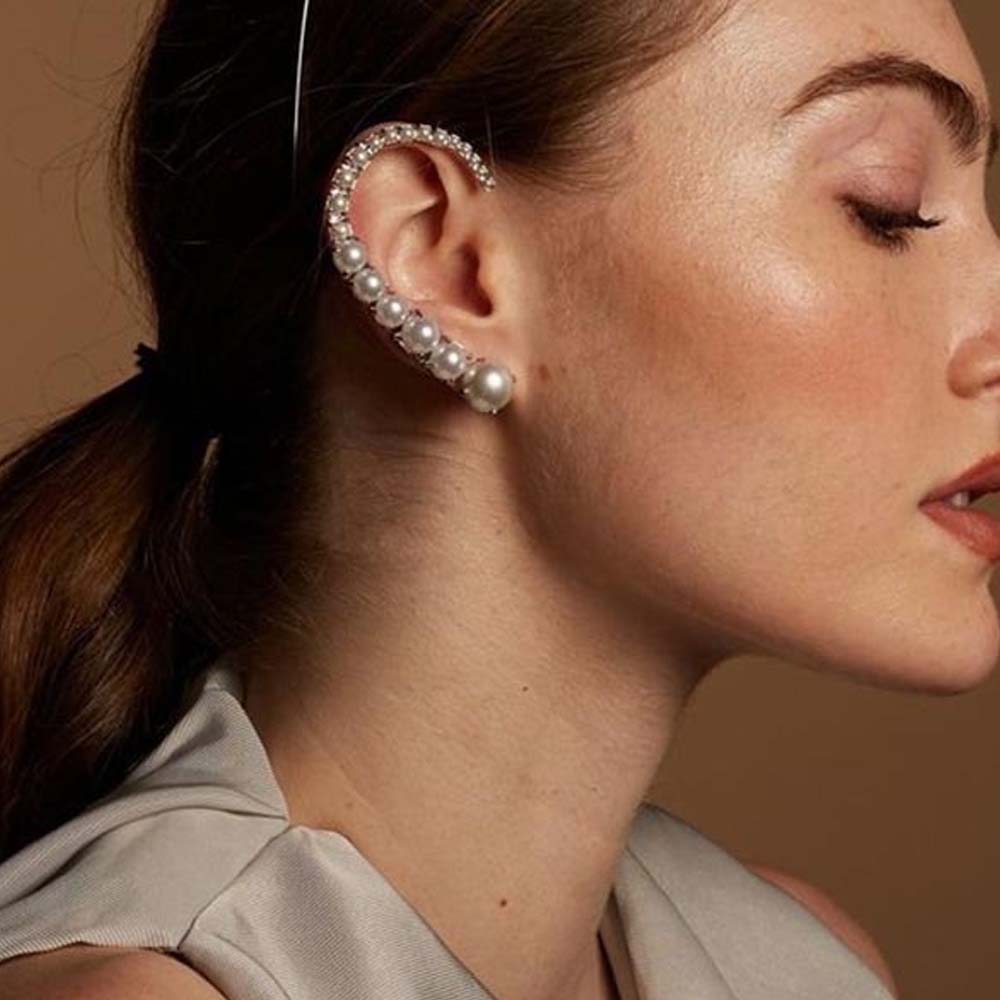 Stonefans 피어싱 없는 진주 이어 클립, 우아한 - Pearl Stud Earrings 리뷰 및 가격