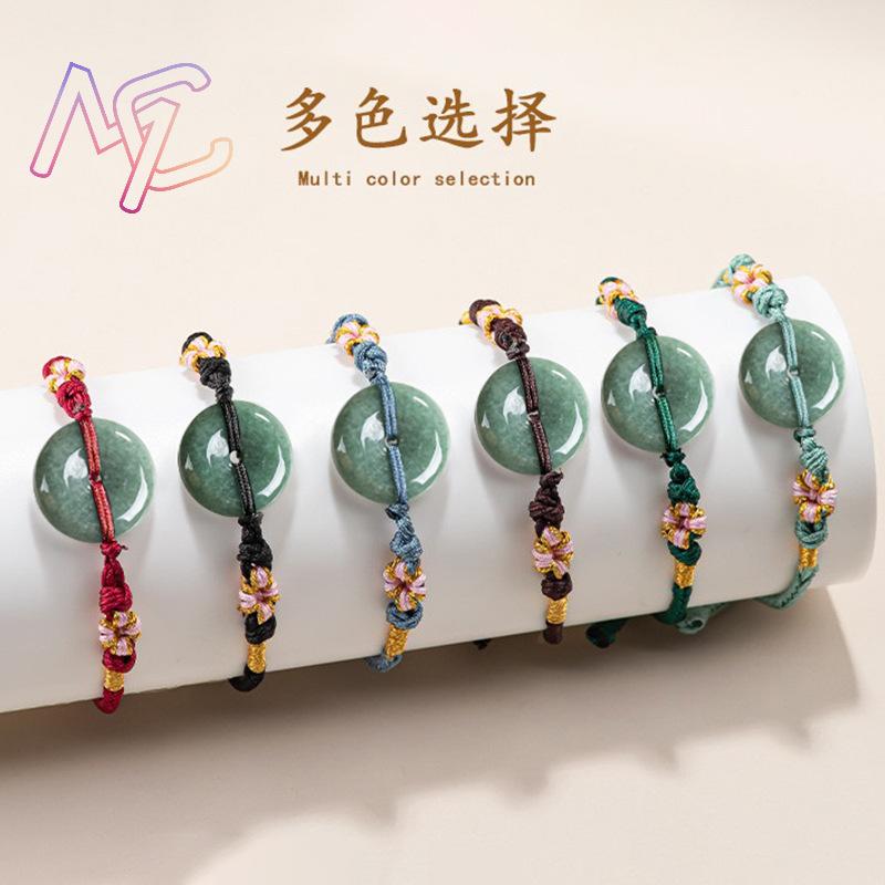 녹색 미얀마 경옥 도넛 팔찌 디자이너 팔찌 천연 버마  - Jewelry & Watches Sp Z Oo Opinie 리뷰 및 가격