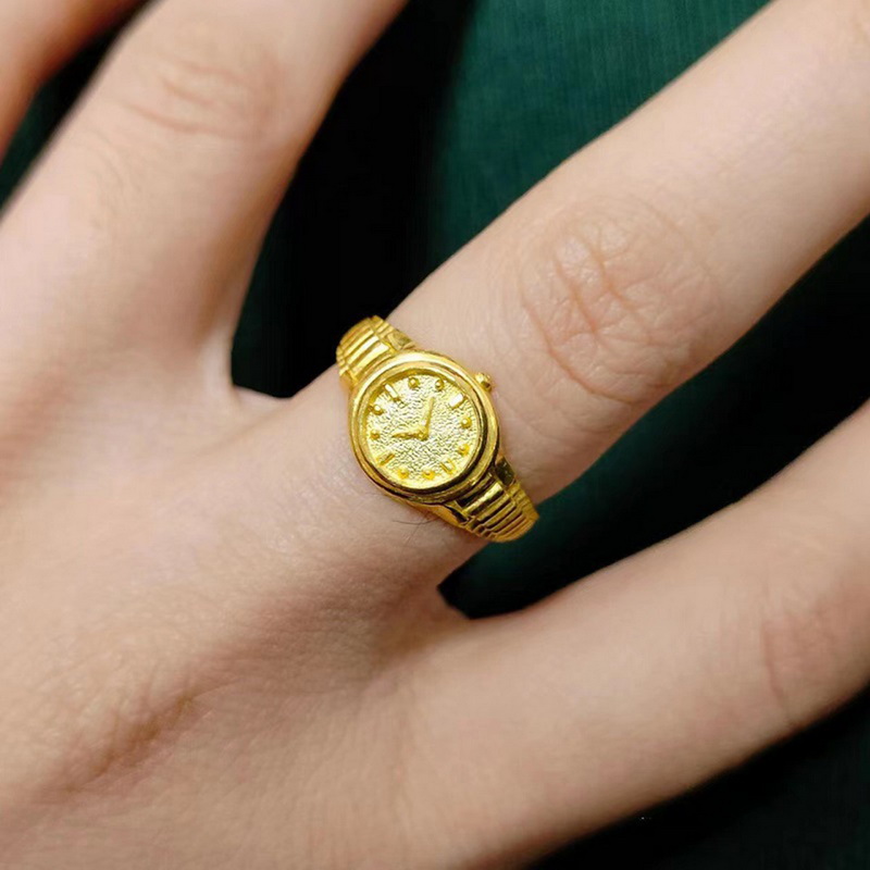 1PC 패션 오프닝 반지 여성을위한 빈티지 펑크 석영  - Vintage Jewelry Watches Women 리뷰 및 가격