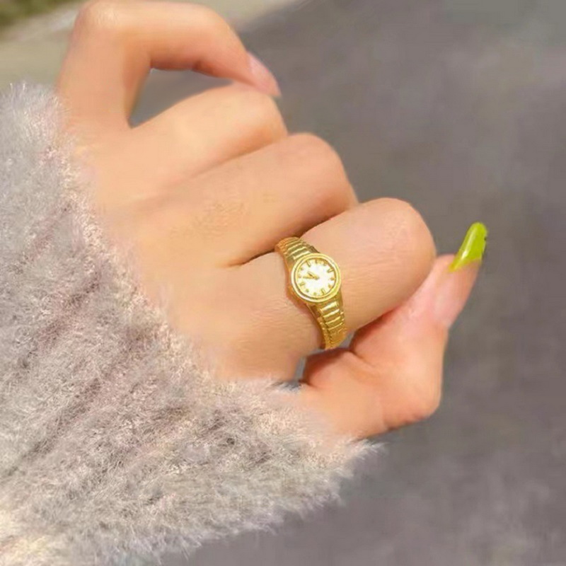1PC 패션 오프닝 반지 여성을위한 빈티지 펑크 석영  - Vintage Jewelry Watches Women 리뷰 및 가격