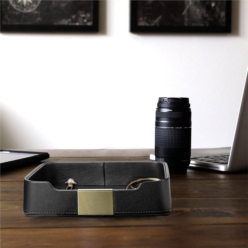 PU 가죽 키 박스, 키 트레이, 현관 수납 트레이 - - Jewelry Stores With Watches 리뷰 및 가격