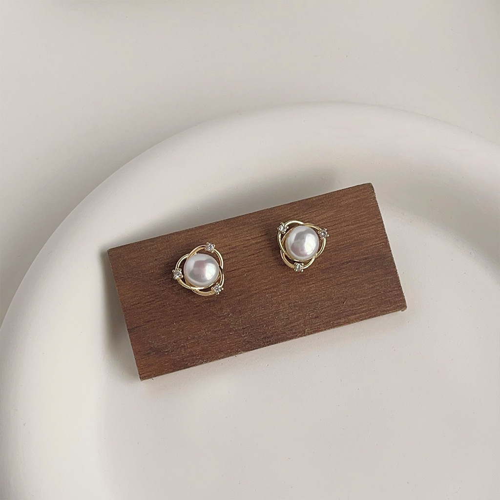 DIY 액세서리 개성있는 작은 담수 진주 스터드 귀걸이 - Pearl Stud Earrings 리뷰 및 가격
