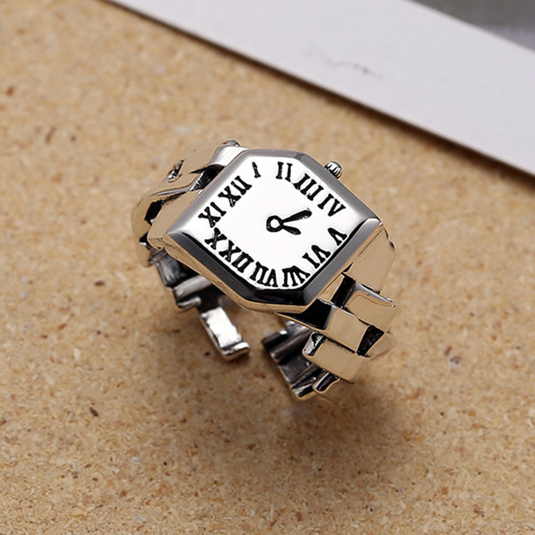 925 스털링 실버 쿠바 체인 시계 여성 반지 웨딩 빈 - Vintage Jewelry Watches Women 리뷰 및 가격